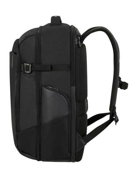 Sac à dos Samsonite Armox 17,3 pouces Noir, vue latérale avec bretelles