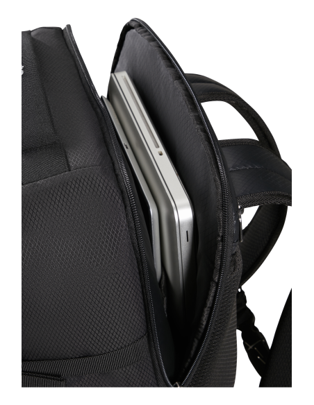 Sac à dos Samsonite Armox 17,3 pouces Noir, compartiment informatique ouvert avec ordinateur