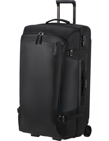 Sac de voyage Samsonite Armox 79 cm Noir, vue de trois quarts du grand sac