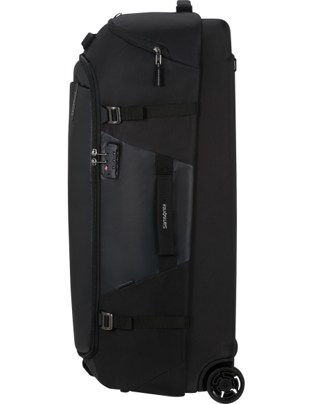 Sac de voyage Samsonite Armox 84 cm Noir, profil avec poignée latérale et roue