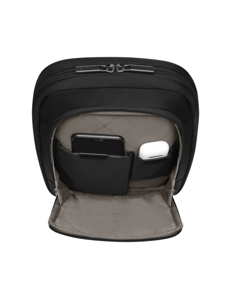 Poche avant ouverte et rangement des accessoires – Werks Traveler 7.0 Noir