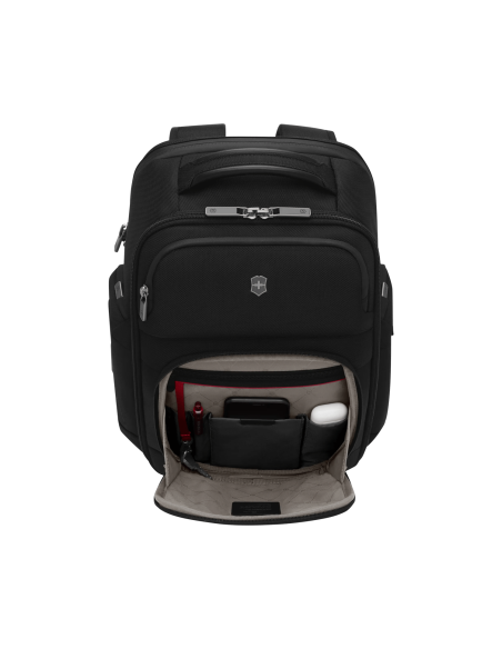 Poche avant et rangement des accessoires – Werks Traveler 7.0 Noir