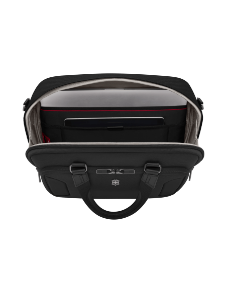 Compartiment ordinateur ouvert – Werks Traveler 7.0 Noir
