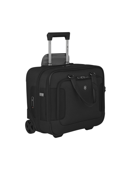 Mallette vue de trois quarts côté gauche – Werks Traveler 7.0 Noir