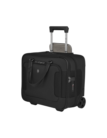 Mallette vue de trois quarts côté droit – Werks Traveler 7.0 Noir