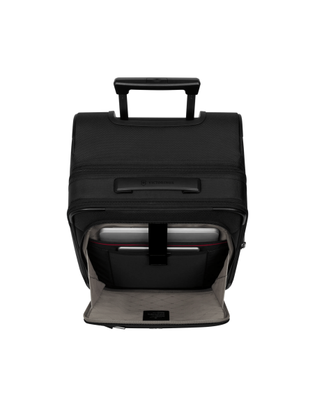 Poche avant ouverte avec ordinateur – Werks Traveler 7.0 Noir