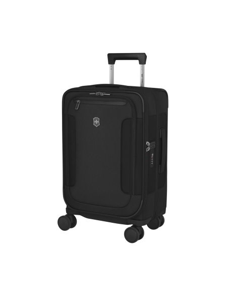 Valise vue de trois quarts côté droit – Werks Traveler 7.0 Noir