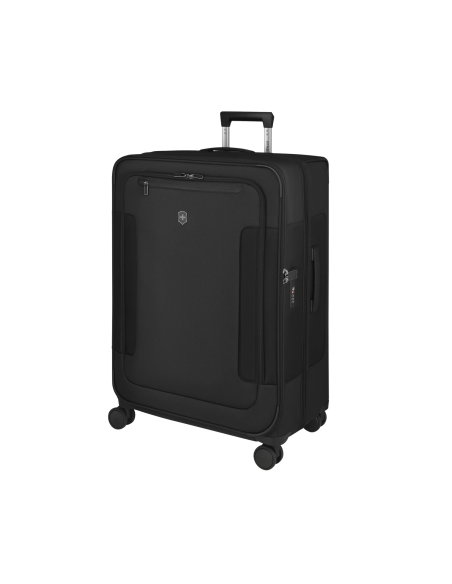 Valise vue de trois quarts côté droit – Werks Traveler 7.0 Noir