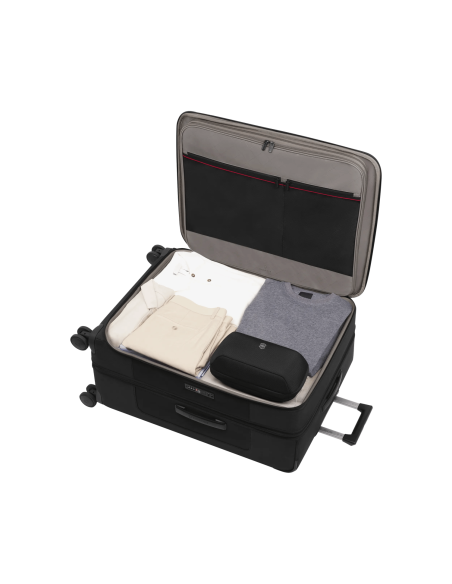 Rangement principal avec vêtements et accessoires – Werks Traveler 7.0 Noir