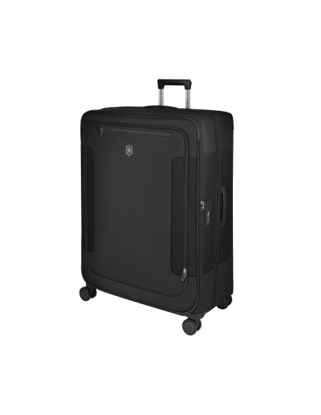 Valise vue de trois quarts côté droit – Werks Traveler 7.0 Noir
