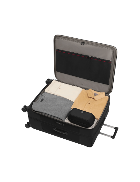 Rangement principal avec vêtements et accessoires – Werks Traveler 7.0 Noir
