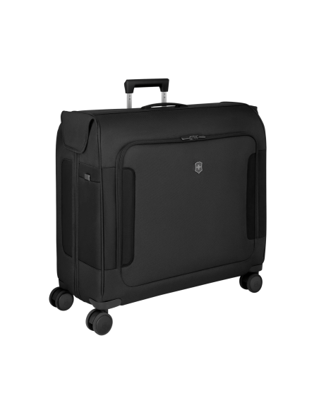 Housse sur roues vue de trois quarts côté gauche – Werks Traveler 7.0 Noir