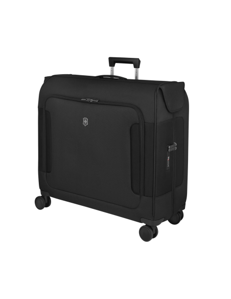Housse sur roues vue de trois quarts côté droit – Werks Traveler 7.0 Noir