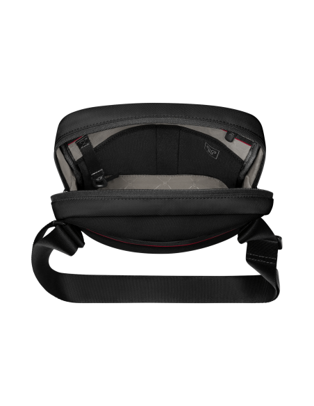 Intérieur du sac bandoulière ouvert – Victorinox Altmont Modern Noir