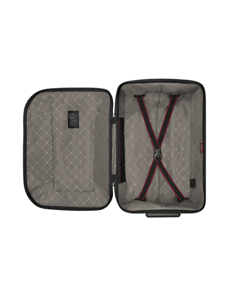 Sac à deux roues ouvert avec sangles et poche filet – Victorinox Altmont Modern Noir