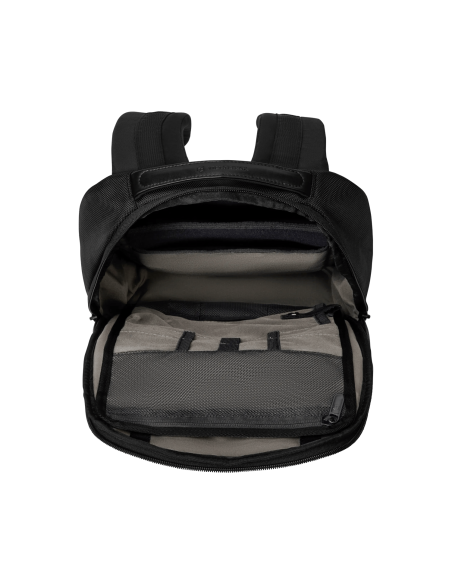 Victorinox Altmont Professional City Noir, compartiment principal ouvert et petites poches