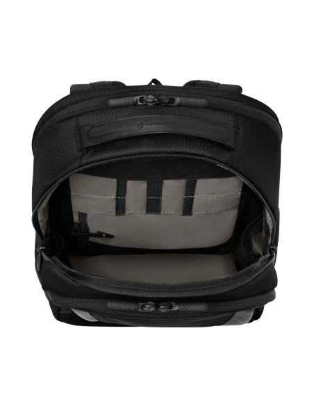 Victorinox Altmont Professional Essentials Noir, compartiment principal ouvert et petites poches