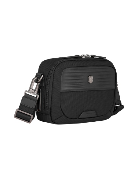 Sac à bandoulière compact Victorinox Mythic 17 cm Noir – vue de trois quarts
