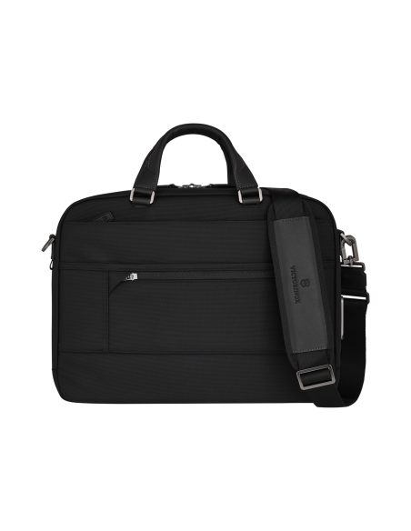 Serviette compacte Victorinox Mythic 14 pouces Noir – dos et bandoulière