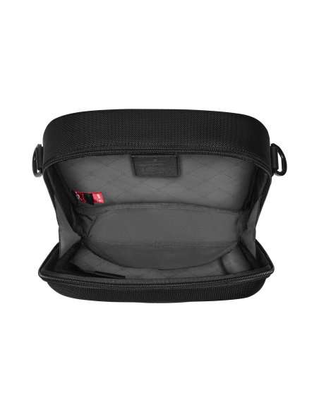 Sac à bandoulière tablette Victorinox Mythic 11 pouces Noir – intérieur ouvert
