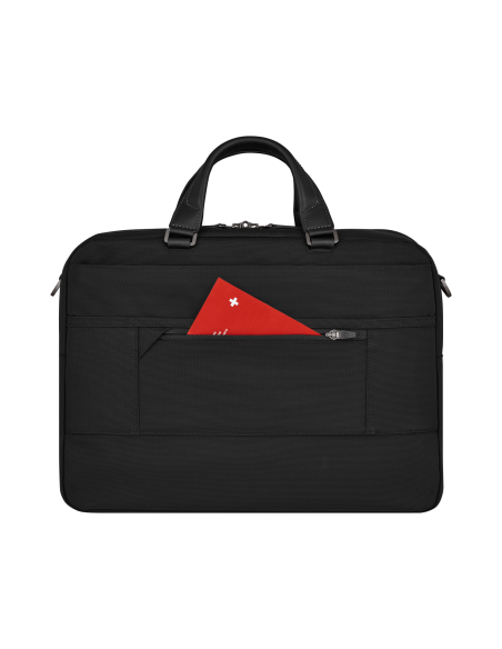 Serviette compacte Victorinox Mythic 14 pouces Noir – poche arrière avec passeport