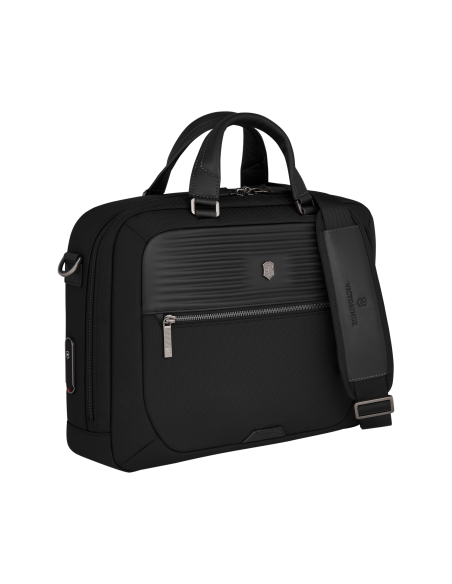 Serviette compacte Victorinox Mythic 14 pouces Noir – vue de trois quarts