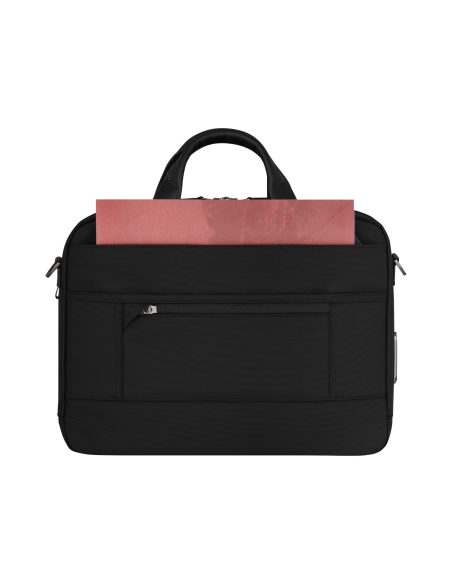 Serviette Deluxe Victorinox Mythic 15,6 pouces Noir – poche arrière pour documents