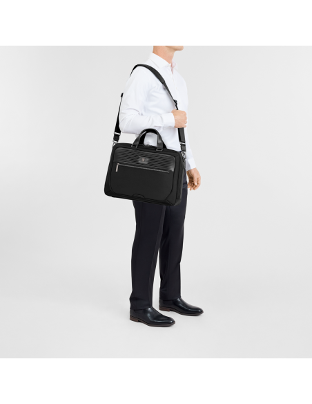 Serviette Deluxe Victorinox Mythic 15,6 pouces Noir – portée à l’épaule