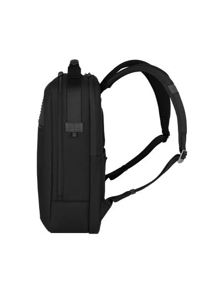 Sac à dos Deluxe Victorinox Mythic 15,6 pouces Noir – profil et bretelles