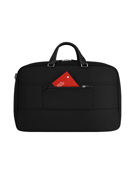 Sac de voyage Weekender Victorinox Mythic 33 cm Noir – poche arrière avec passeport