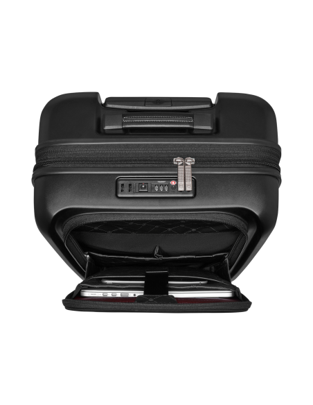 Valise cabine Global Victorinox Mythic 4 roues extensible 55 cm Noir – rangement informatique et serrure TSA