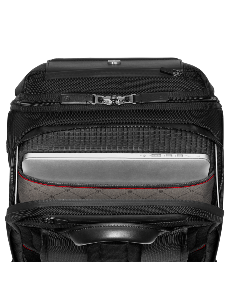 Poche ordinateur ouverte — sac à dos Deluxe Victorinox Architecture Urban2 — Noir