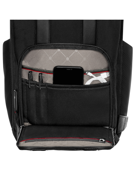 Organisateur avant avec accessoires — sac à dos Deluxe Victorinox Architecture Urban2 — Noir