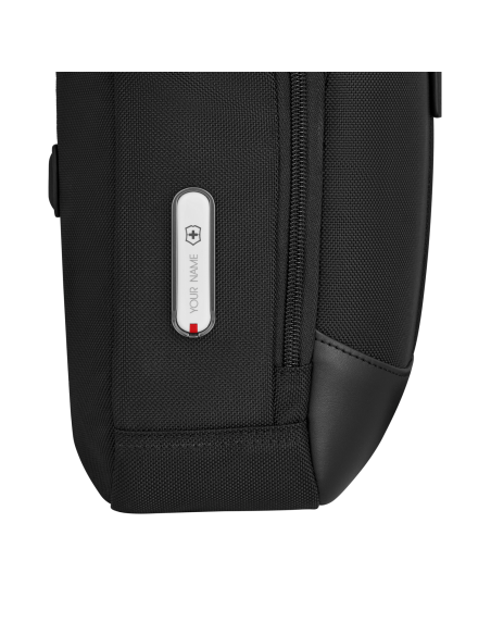 Badge latéral — serviette 14 pouces Victorinox Architecture Urban2 — Noir