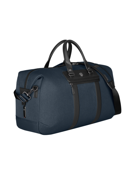 Vue de trois-quarts — sac de voyage Weekender 30 cm Victorinox Architecture Urban2 — Blue / Black