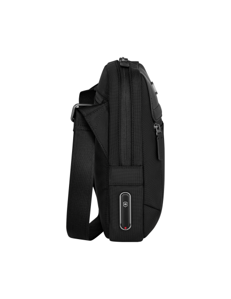 Profil et bandoulière — sac à bandoulière pour tablette 10 pouces Victorinox Architecture Urban2 — Noir