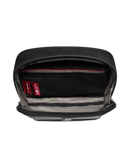 Compartiment principal ouvert — sac à bandoulière compact 16 cm Victorinox Architecture Urban2 — Noir
