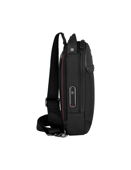 Profil et sangle — sac porté croisé 28 cm Victorinox Architecture Urban2 — Noir