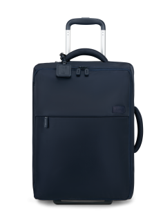 Valise cabine pliable 2 roues 55 cm Lipault Foldable Plume Midnight Blue, référence 143194-1549