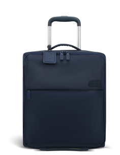 Mini valise cabine pliable 2 roues 45 cm Lipault Foldable Plume Midnight Blue, référence 161927-1549