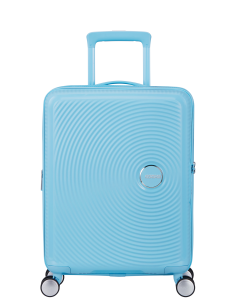 Valise cabine extensible 4 roues 55 cm American Tourister Soundbox Blueberry Fizz, référence 88472-A939
