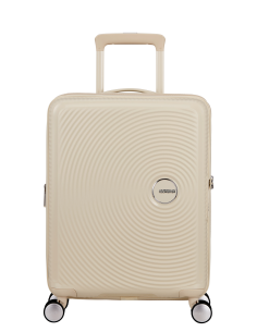Valise cabine extensible 4 roues 55 cm American Tourister Soundbox Coconut Sand, référence 88472-A936