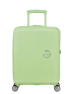 Valise cabine extensible 4 roues 55 cm American Tourister Soundbox Kiwi Green, référence 88472-A938