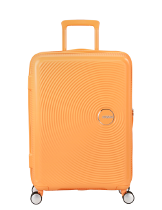 Valise soute extensible 4 roues 67 cm American Tourister Soundbox Papaya Pop, référence 88473-A937