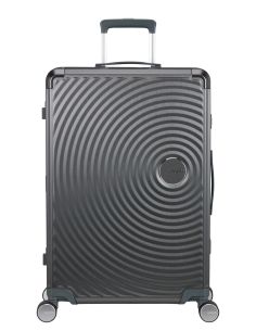 Valise soute 4 roues 77 cm American Tourister Soundbox Alu Brushed Anthracite, référence 155711-2849