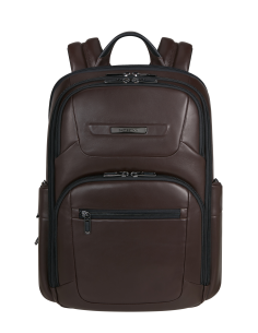 Sac à dos cuir 15,6 pouces Samsonite Pro-DLX Leather Dark Brown, référence 158686-1251