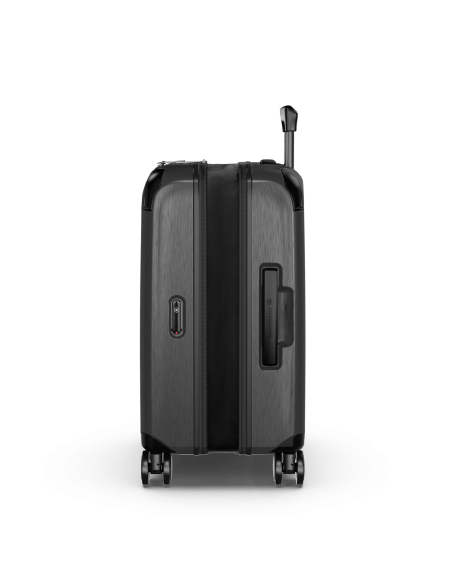 Victorinox Spectra Pro 55/35 cm Noir, vue de profil avec le soufflet d’extension déployé