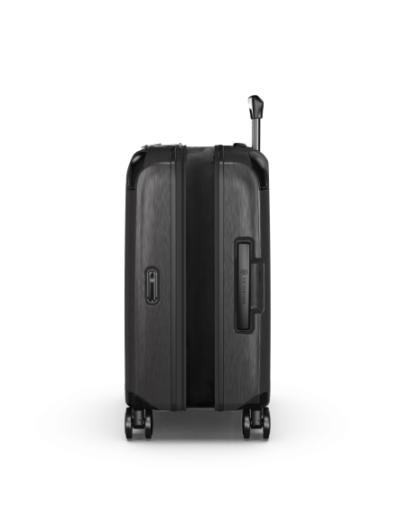 Victorinox Spectra Pro 55/40 cm Noir, vue de profil avec le soufflet d’extension déployé