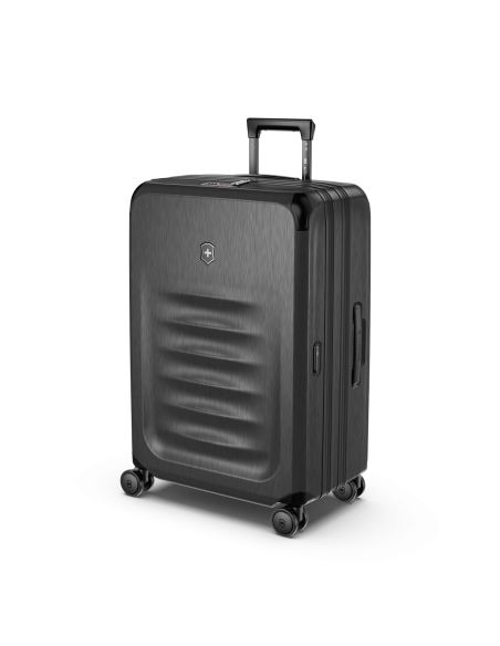 Victorinox Spectra Pro 69 cm Noir, vue de trois quarts avec poignée latérale visible