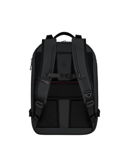 Sac à dos urbain extensible 15,6 pouces Victorinox Touring noir – dos rembourré, bretelles et sangle pectorale